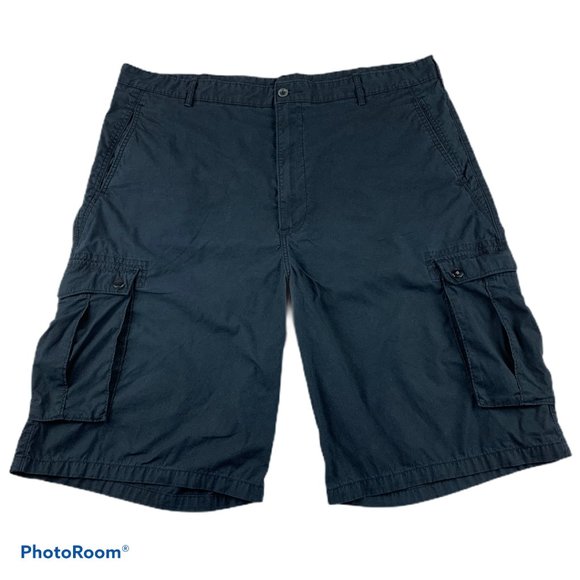 Levi's Other - LEVI'S mens Black Stretch Poplin Cargo Shorts 42